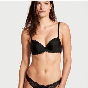 DREAM ANGELS Smooth & Lace Lightly Lined Demi Bra